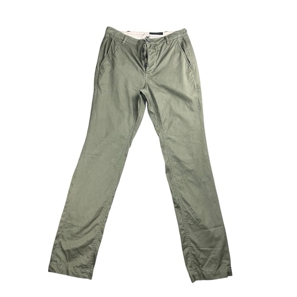 AllSaints London Men’s Olive Charged Chino Pants In Size 30” Waist - Picture 1 of 8